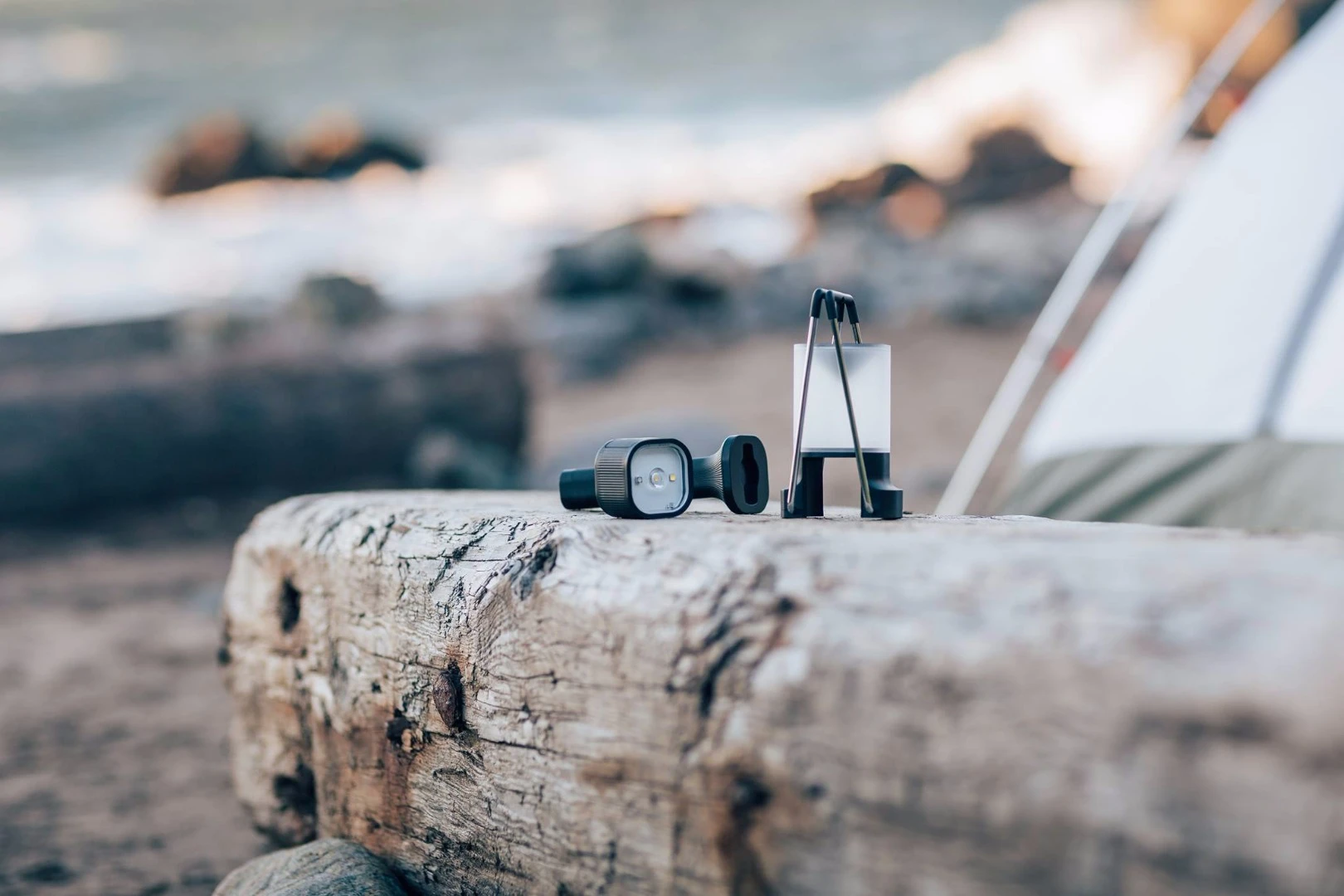 33 Parallel's idea is to use one all-in-one LED/battery unit to power all kinds of different tools, from headlamps, to work lights, to bike lights and more