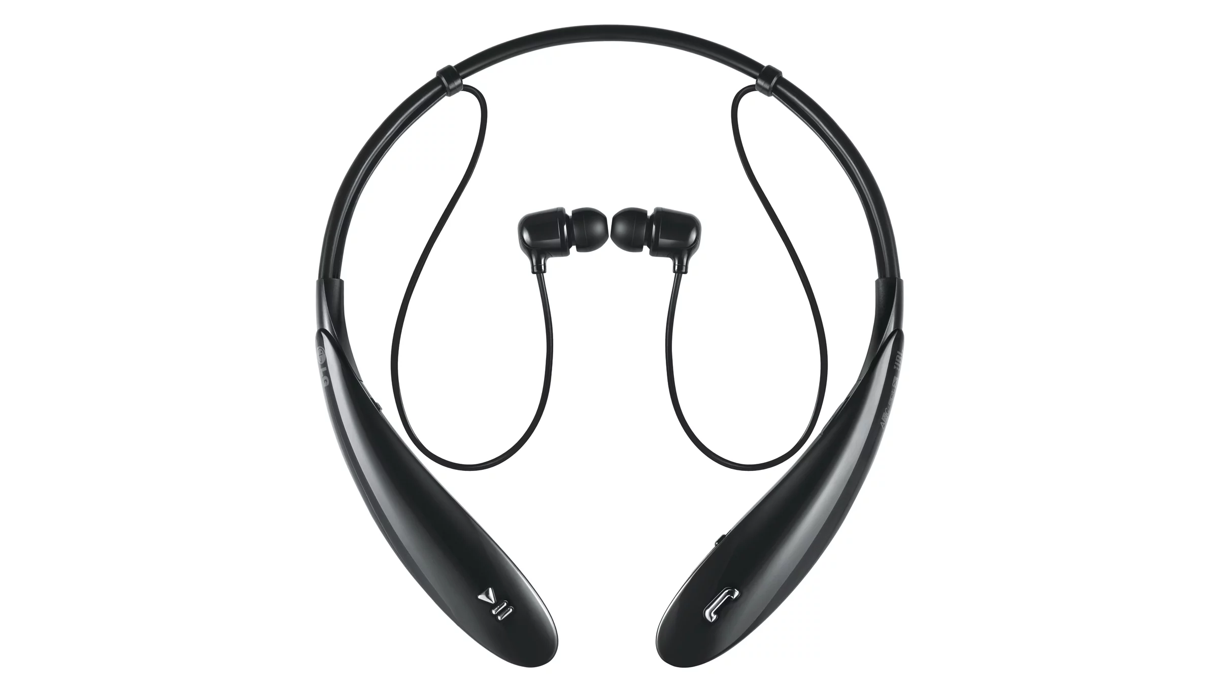 The around-the-neck design of the new LG Tone Ultra Bluetooth headphones