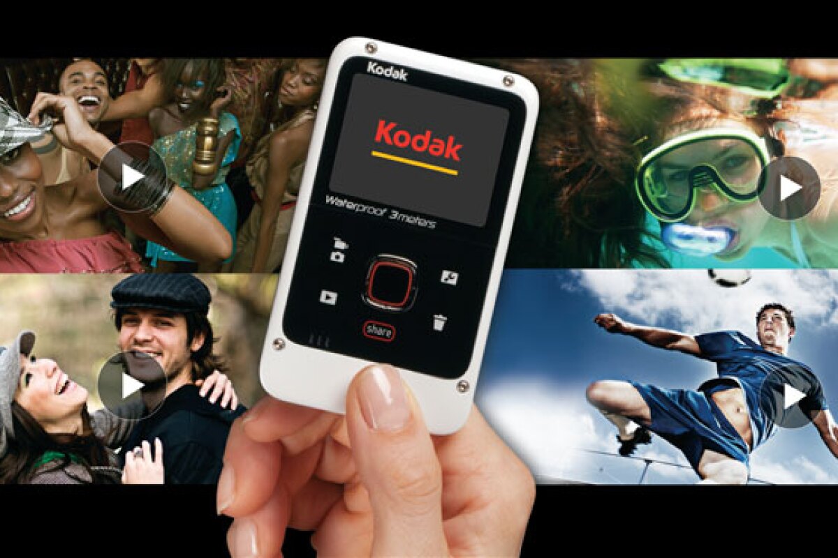 Kodak Playfull waterproof camcorder captures 720p underwater videos