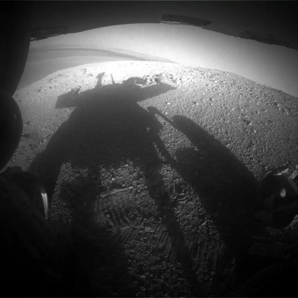 Opportunity's shadow