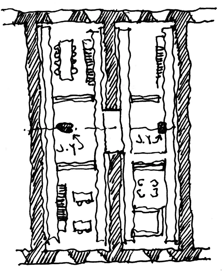 Castro Leal Library design sketch