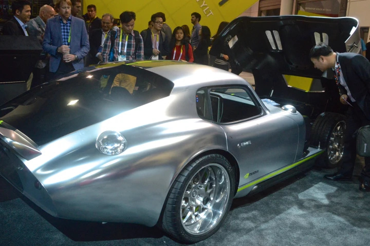The Renovo Coupe at CES 2015 (Photo: C.C. Weiss/Gizmag)