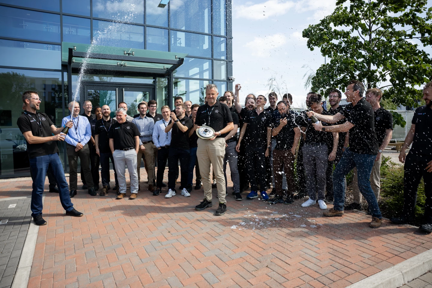 A world record in cutting-edge technology, unofficial or not, calls for celebration