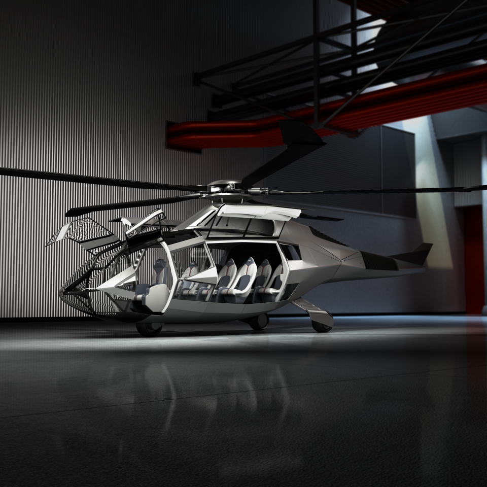 Bell FCX-001 with doors open