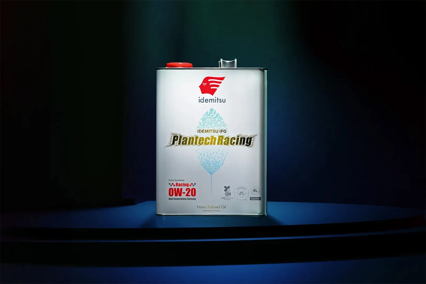 Idemitsu's Plantech Racing oil produces a carbon footprint that's 82% lower than mineral oil