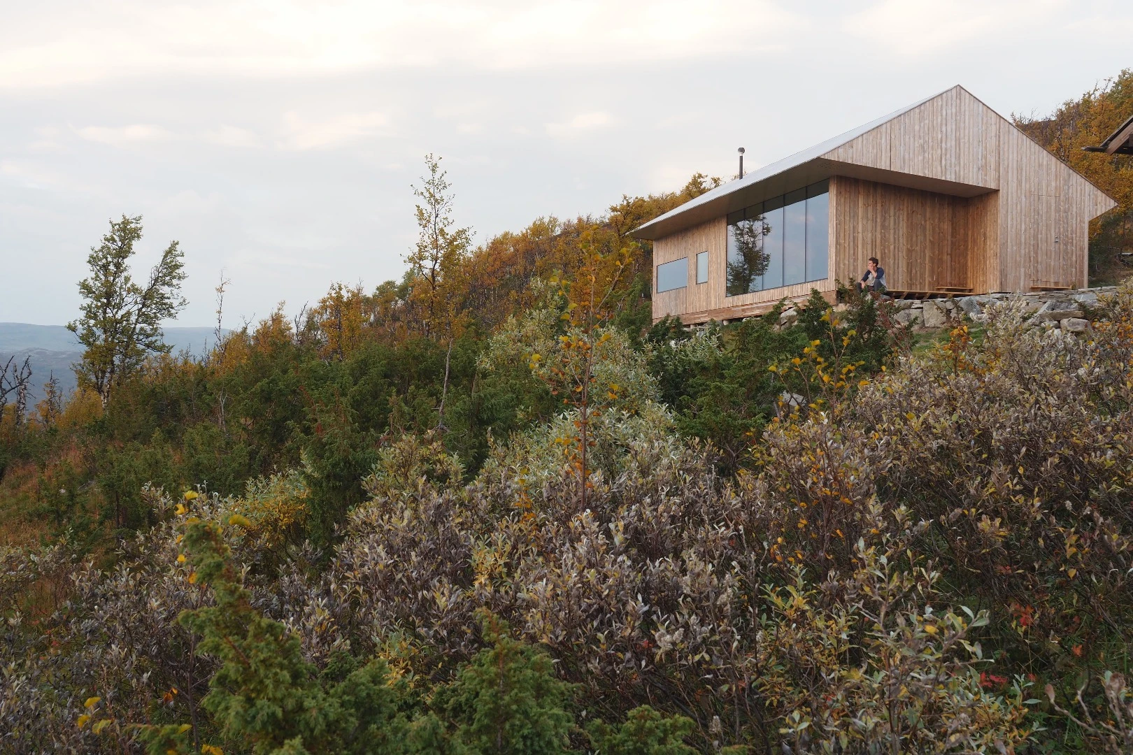 Cabin Ustaoset was part built using reclaimed materials