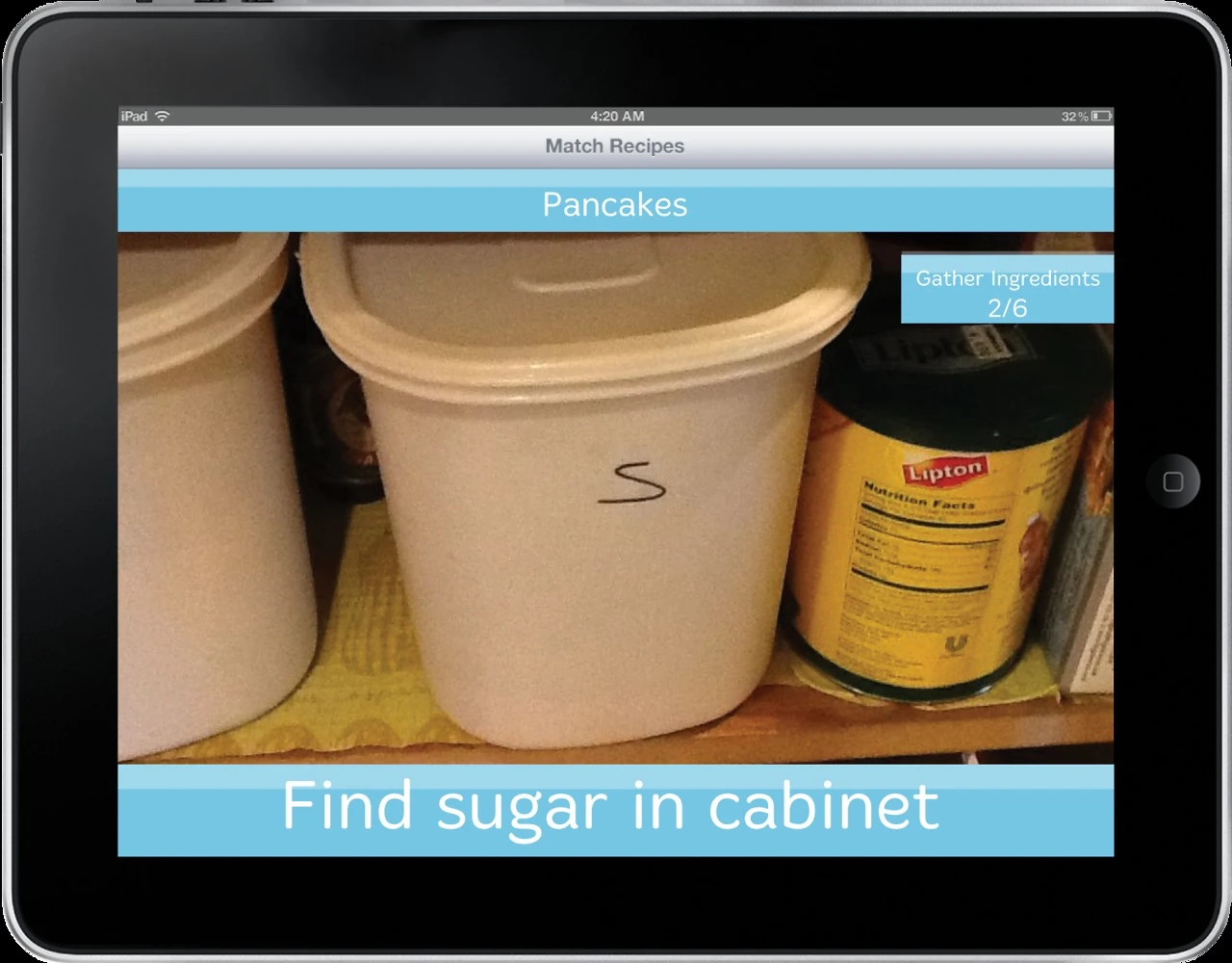 Task Analysis is turned into a visual slide show that can be customized with familiar images from individual kitchens (Photo: Amanda Savitzky)