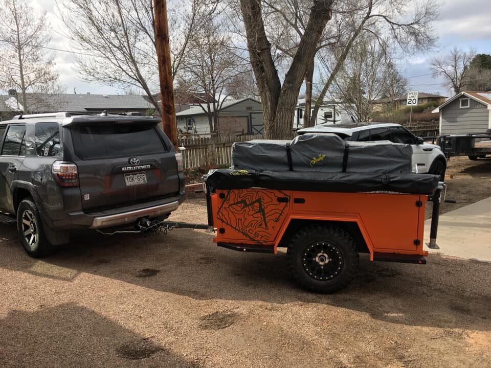 Backcountrygrade ATV camping trailer provides an electric lift to