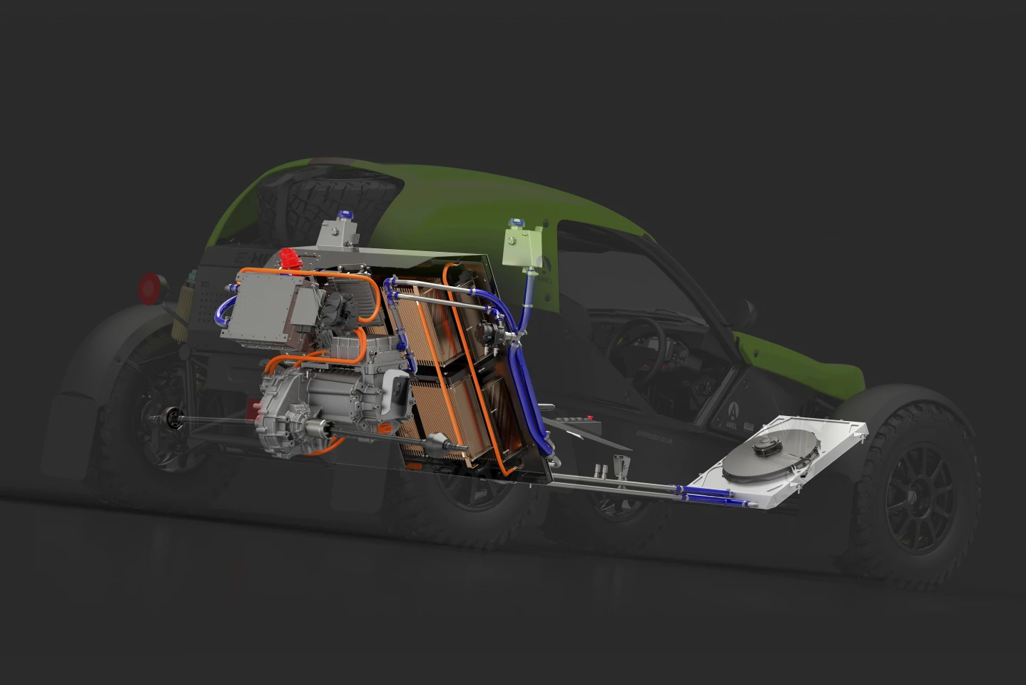 E-Nomad powertrain layout
