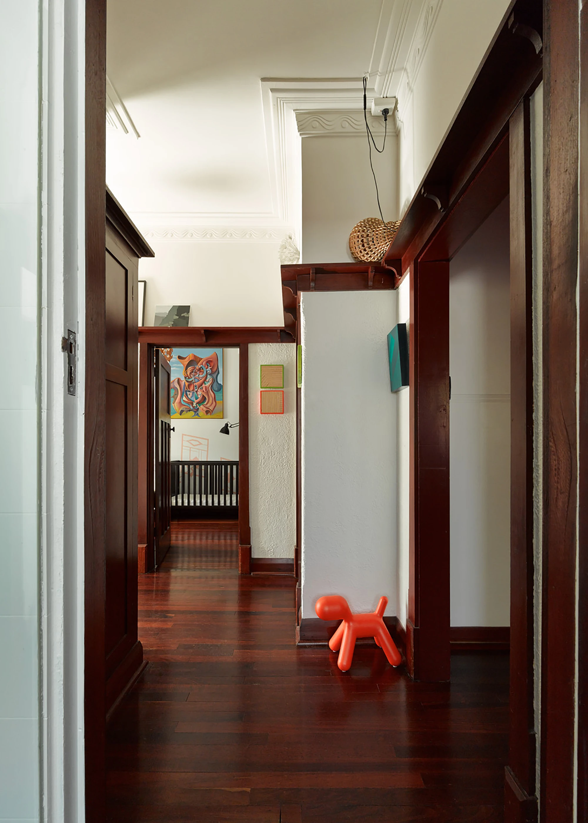 Unwanted timber was reused as furniture in the renovation (Photo: Peter Bennetts)