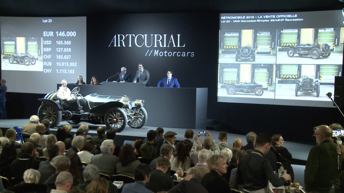 $197,136 | €174,032 | 1908 Mercedes-Simplex 35 / 45HP Recreation | Auction Description: Artcurial