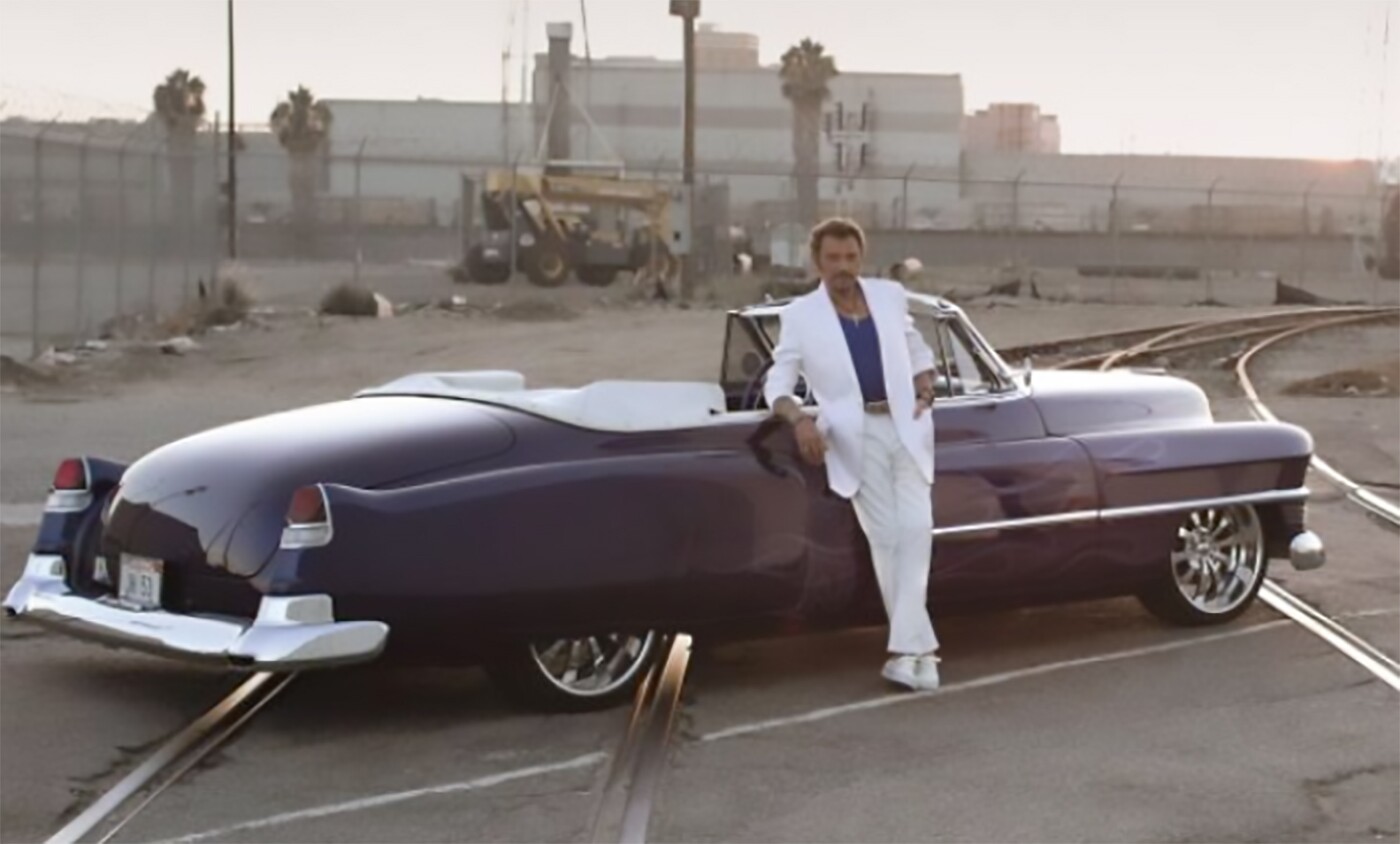 From the extensive collection of the "French Elvis" Johnny Hallyday, this Boyd Coddington creation began life as a 1953 Cadillac Serie 62 Cabriolet and is being sold by Hallyday for the benefit of charity. Hallyday's collection has included many fine automobiles, including a Ferrari 250 California Spider, a Lamborghini Miura, an AC Cobra, an Aston Martin DB6, a Ferrari 275, a Bizzarrini and hundreds of motorcycles and you must admit this car has a certain presence. It's most likely that the person who bids the most on this no-reserve offering will be a local, because although you've possibly never heard of Hallyday, he has recorded more than 1000 songs and sold over 110 million albums, nearly all in French. Estimate: €50,000 ($54,000) | Auction Link