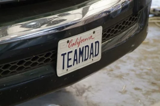 Even the number plate is congruent