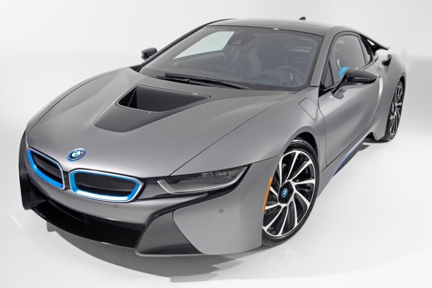 The BMW i8 was launched alongside the i3, and shares a carbon construction with its smaller stablemate