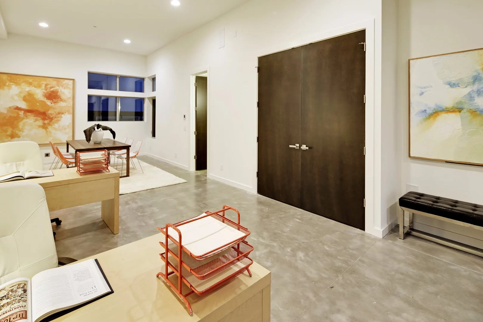 The ground-floor space has an adjoining toilet and space for storage