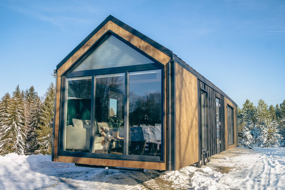 Extra-wide tiny house makes full-time small living comfortable