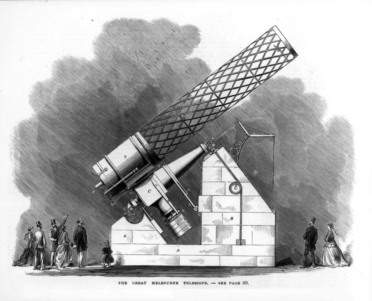 The Great Melbourne Telescope, 1868 Illustrated Melbourne Post