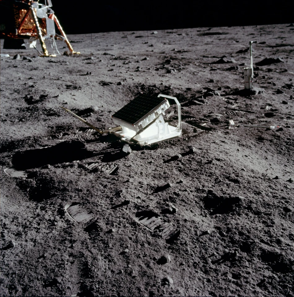 Apollo 11's Lunar Laser Ranging Experiment is still operating today (Image: NASA)