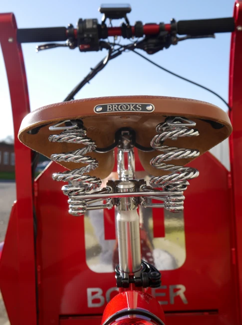 The Saturn has a Brooks B33 saddle