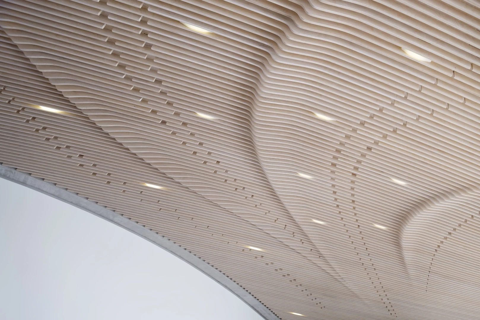 Villa Ypsilon's intricate ceiling