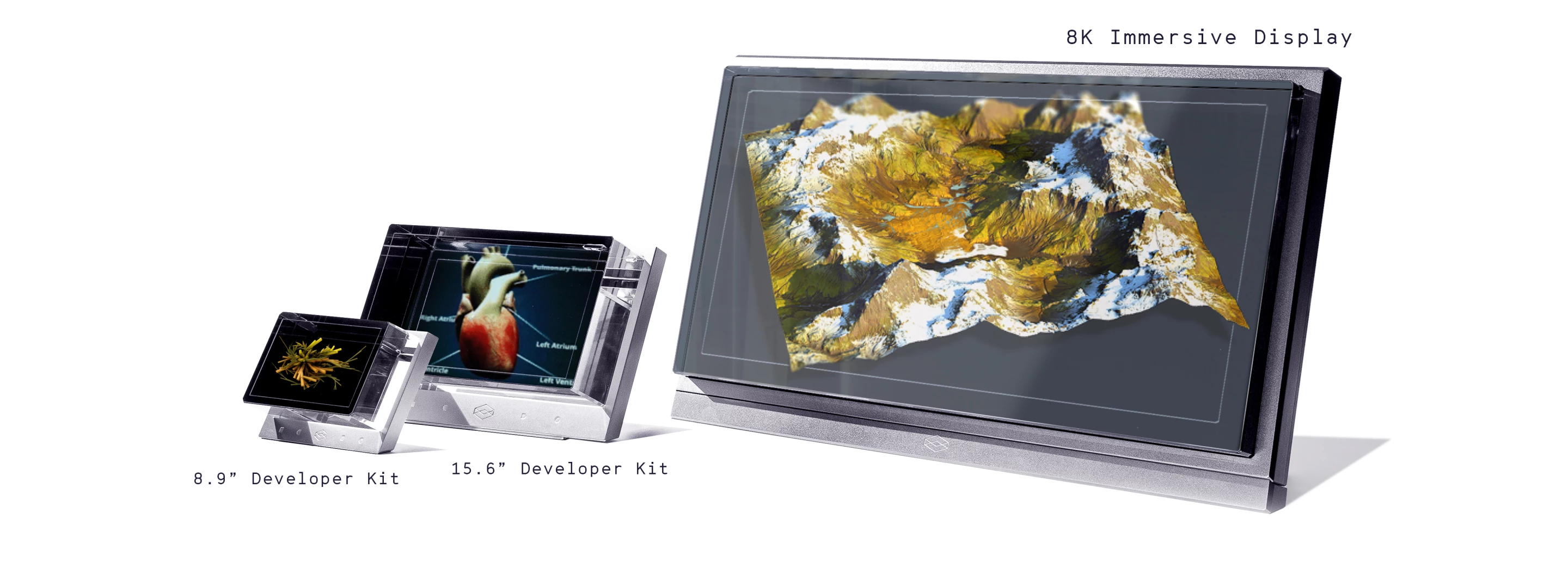 Three generations of Looking Glass display technology