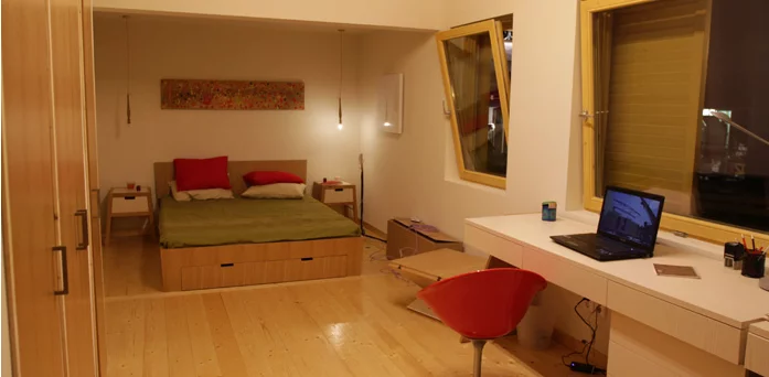 The private master bedroom