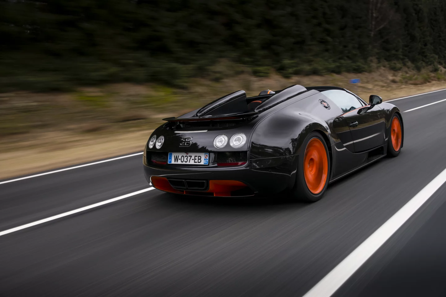 The Bugatti Veyron 16.4 Grand Sport Vitesse is the world's fastest convertible