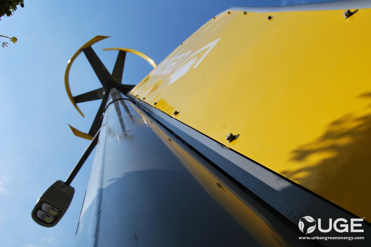 UGE installs its first windpowered EV charging station