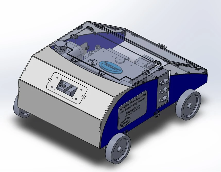 The team 's first prototypes were fitted with ink cartridges
