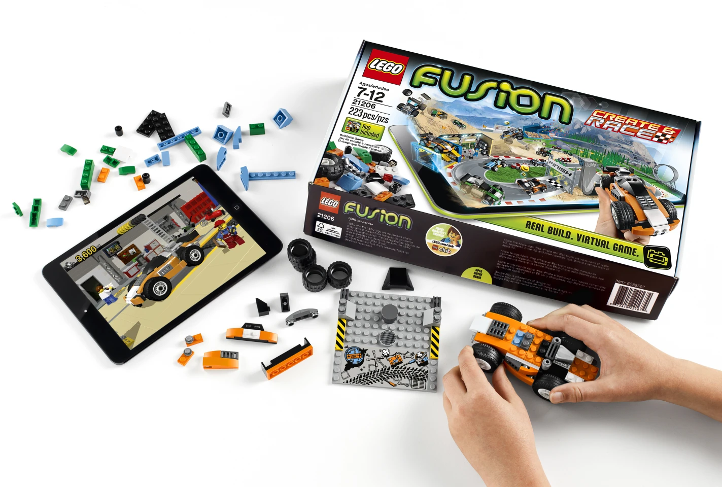 In Lego Fusion Create and Race, players construct a car which can be taken for a virtual spin in the app