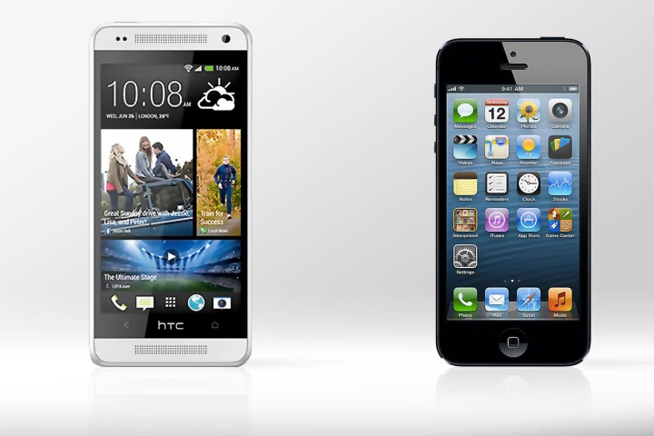 Gizmag compares the specs (and other features) of Apple's iPhone 5, and HTC's new mini-me version of the HTC One