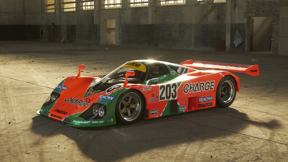 This Mazda 767B racing car won its class at Le Mans in 1990, and was sold by Gooding & Co at Amelia Island in 2017 for $1,750,000.