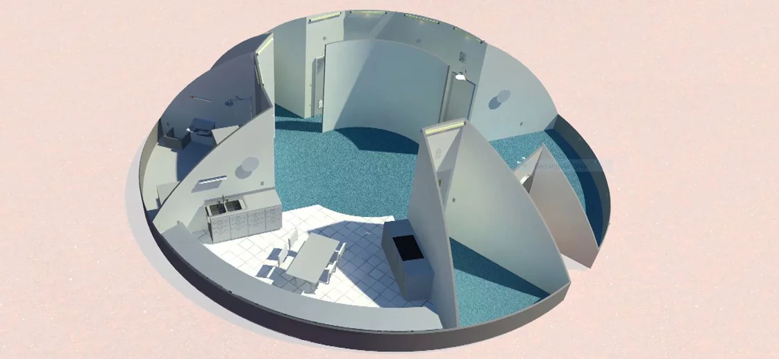 Team Northwestern University of Evanston, Illinois, is the fifth-place winner in NASA’s 3D-Printed Habitat Challenge, Phase 3: Level 1 competition