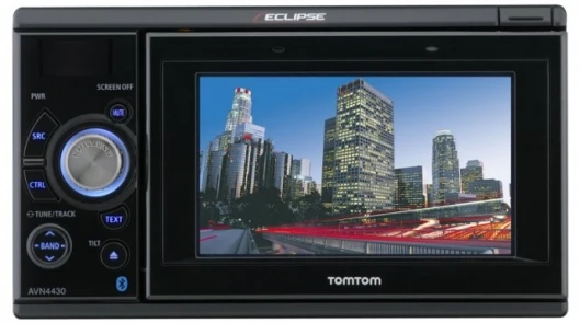 The Fujitsu AVN4430 car entertainment and navigation system