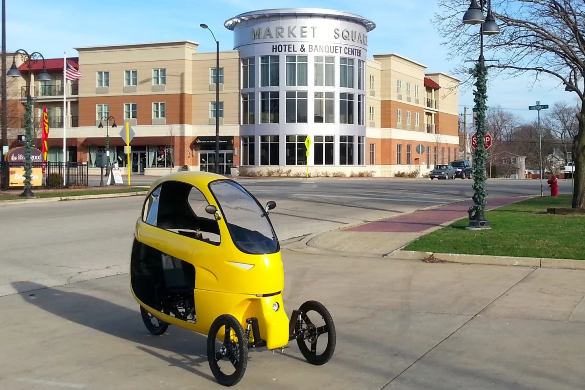The Ego velomobile should hit Kickstarter within the next couple of months