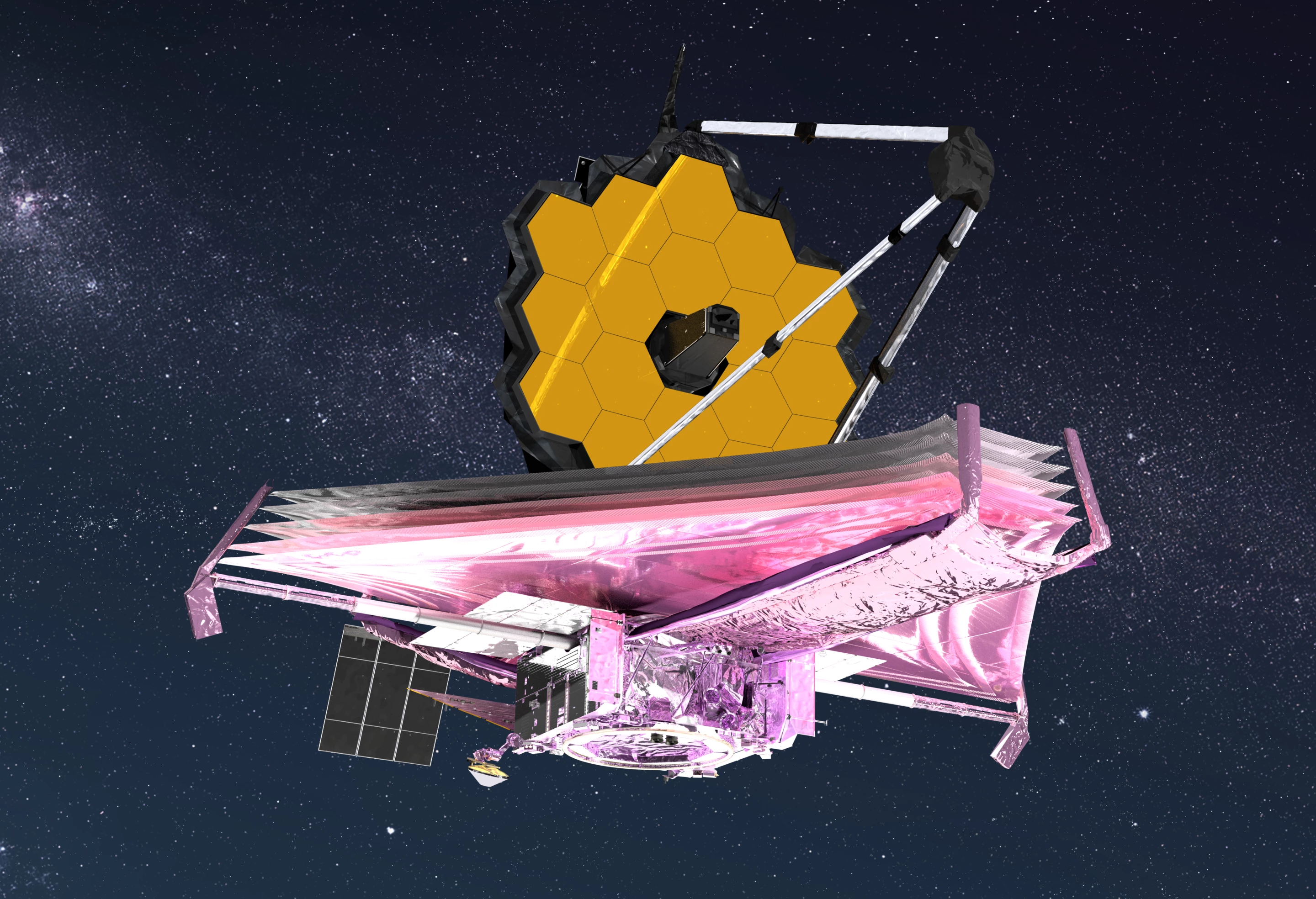 Artist's concept of the James Webb Space Telescope