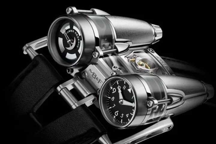 The Horological Machine No. 4 Thunderbolt is a titanium and sapphire watch inspired by aircraft, that costs almost US$200,000