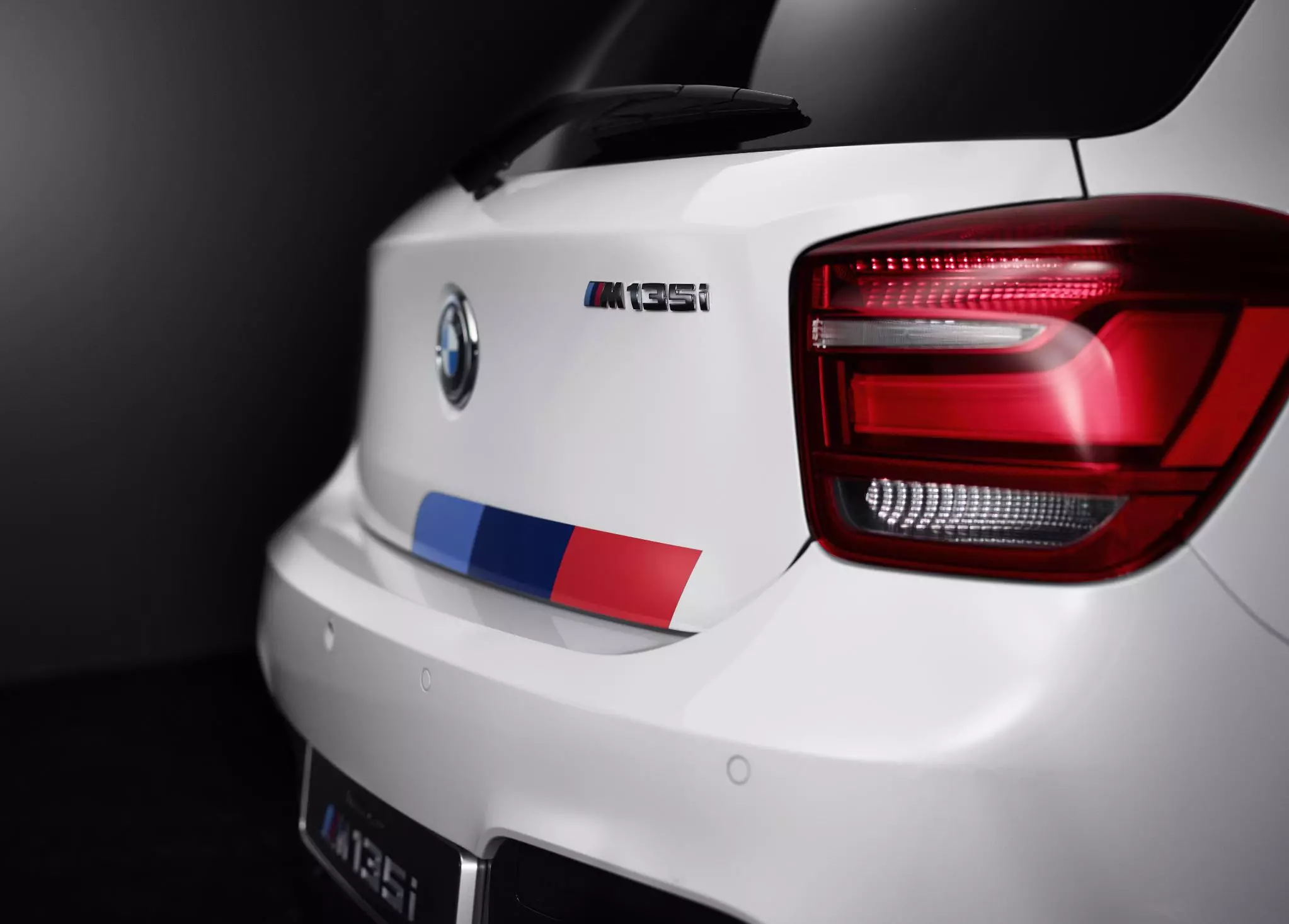 Aggressive styling marks the M135i