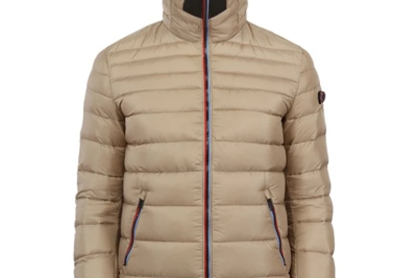 AI Riders On The Storm hooded down jacket keeps your face warm