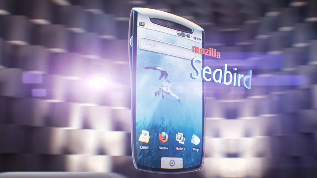 The Seabird Open Web mobile phone concept from Billy May