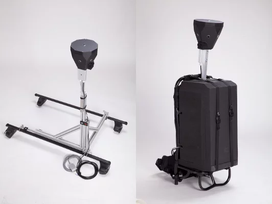 DIY streetview car and backpack mounts