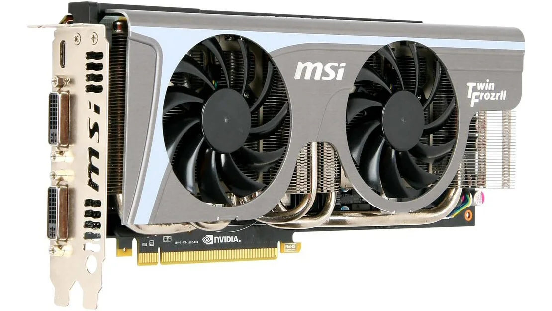 MSI's new low noise, low heat N480GTX Twin Frozr II graphics card