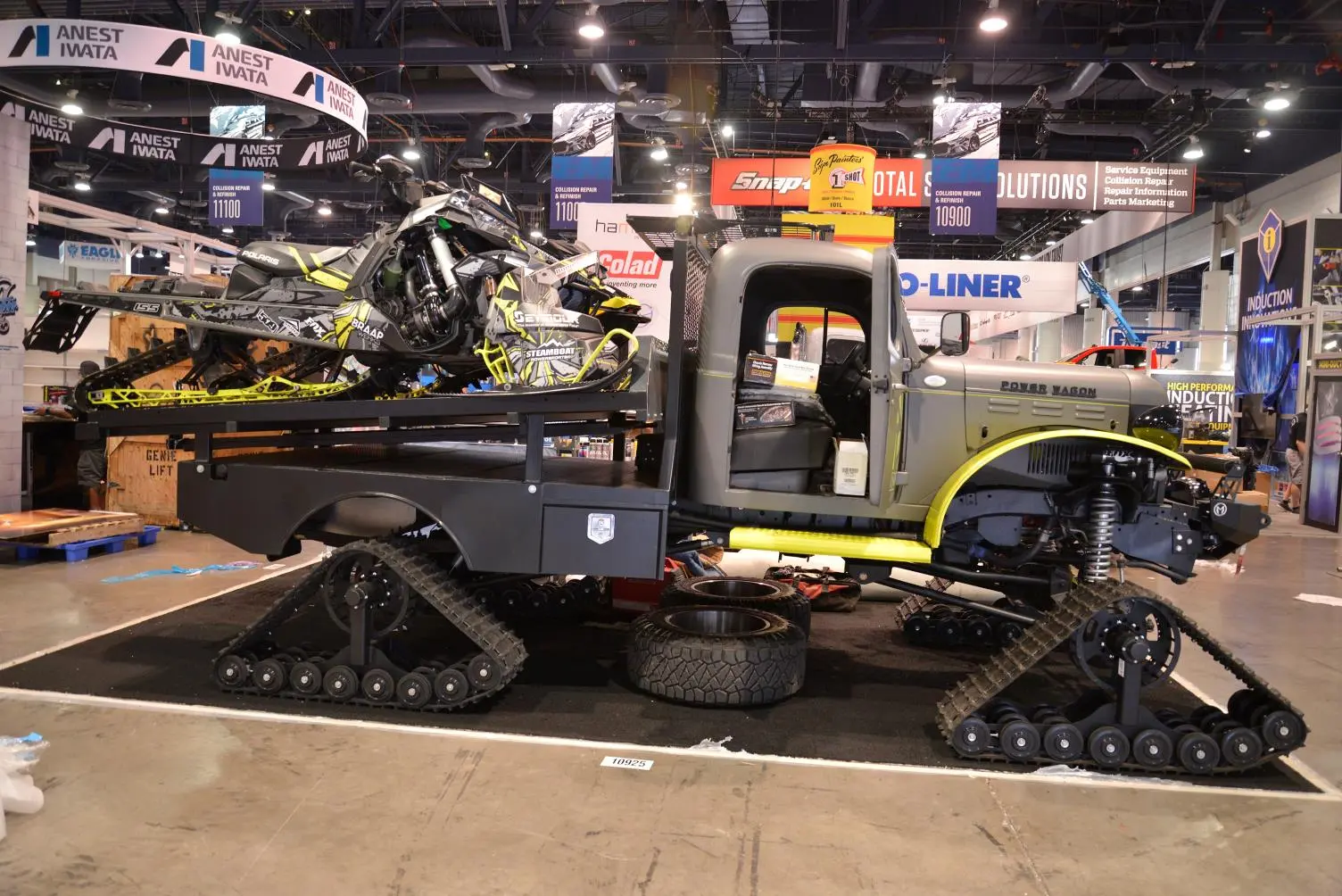 This big, heavy duty classic Power Wagon with treads seems like the logical conclusion to the treaded concept truck/SUV trend - but we don't necessarily think it will be