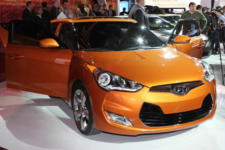 The Hyundai Veloster 3-door coupe