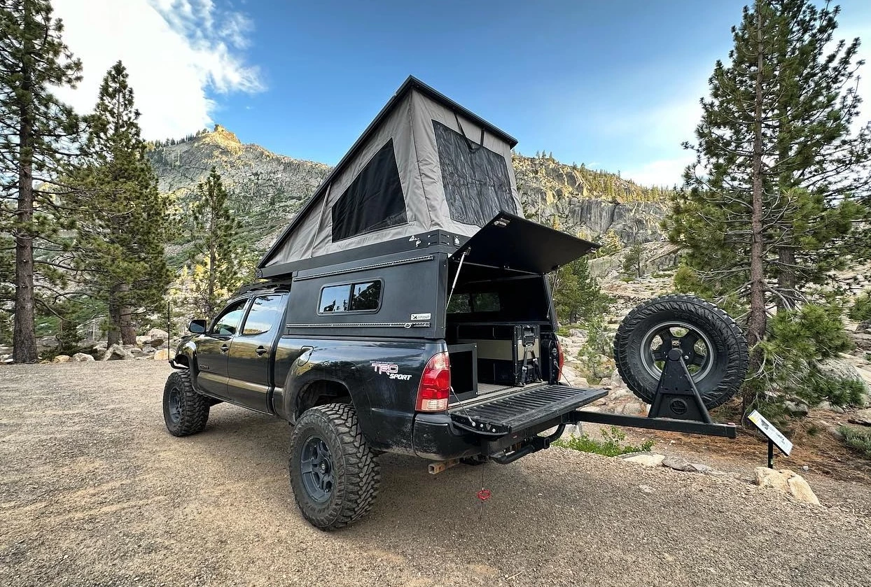 Catapult turns its pickup topper into more of a full-blown RV with its modular floor-mount system