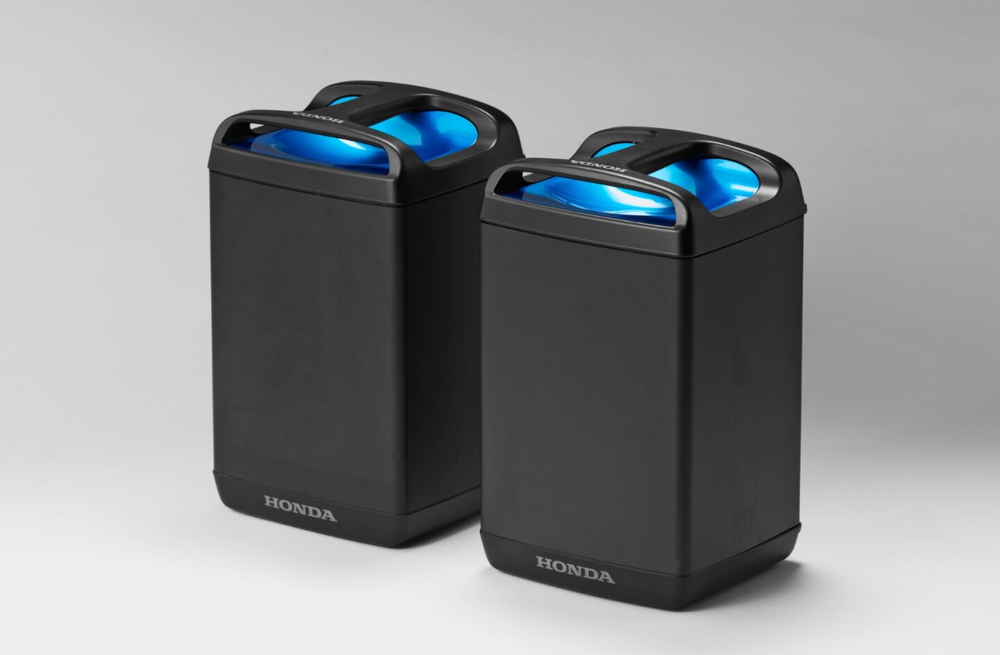 The removeable batteries of Honda's PCX Electric scooter