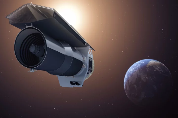 Artist's concept of NASA's Spitzer Space Telescope