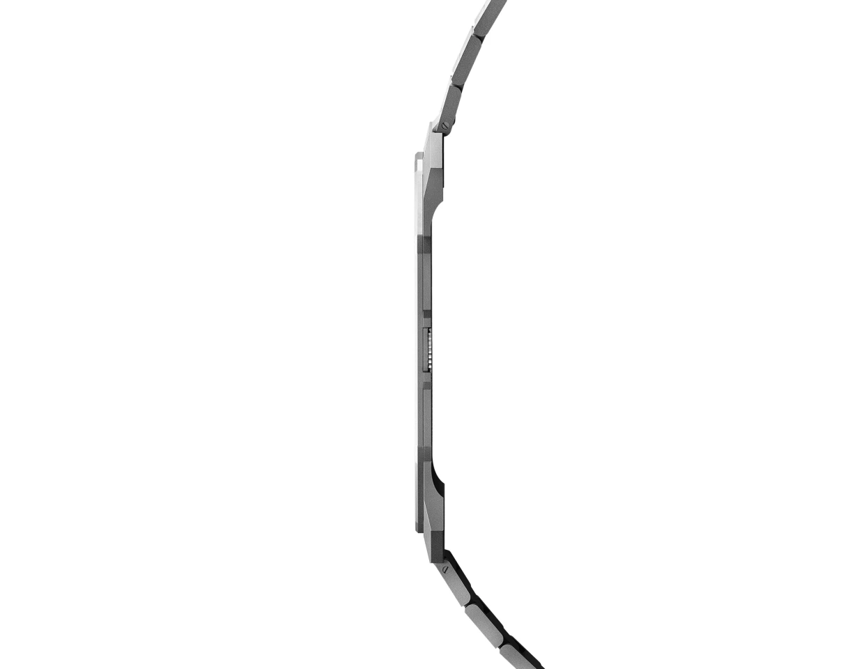 The Octo Finissimo Ultra is barely visible in side view