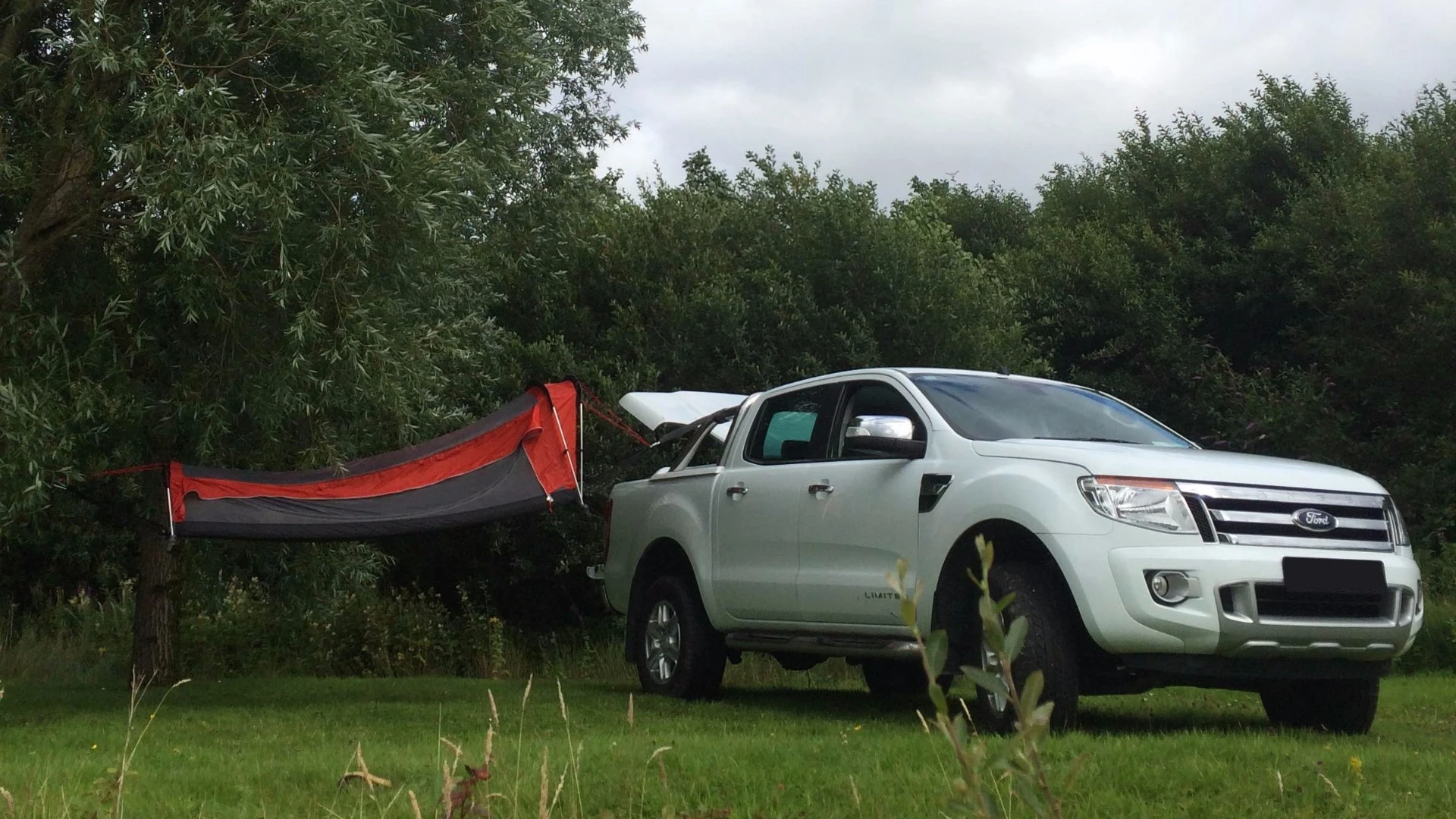 A different style of hammock setup
