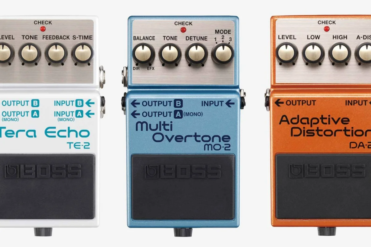 Three new BOSS stomps featuring Roland's Multi-Dimensional Processing technology have been launched
